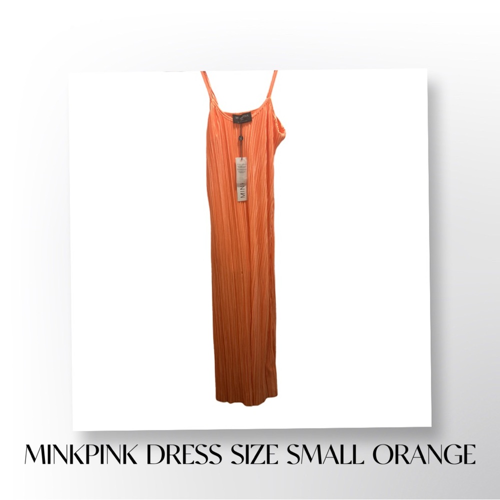 MINKPINK Orange Maxi Dress